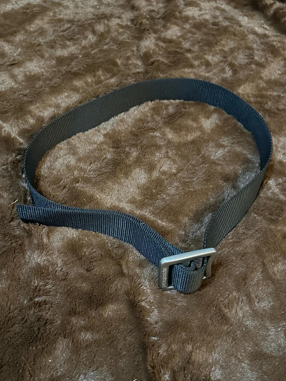 Patagonia Black Nylon Utility Strap Belt